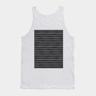 Optical Illusion IV Black and White Tank Top